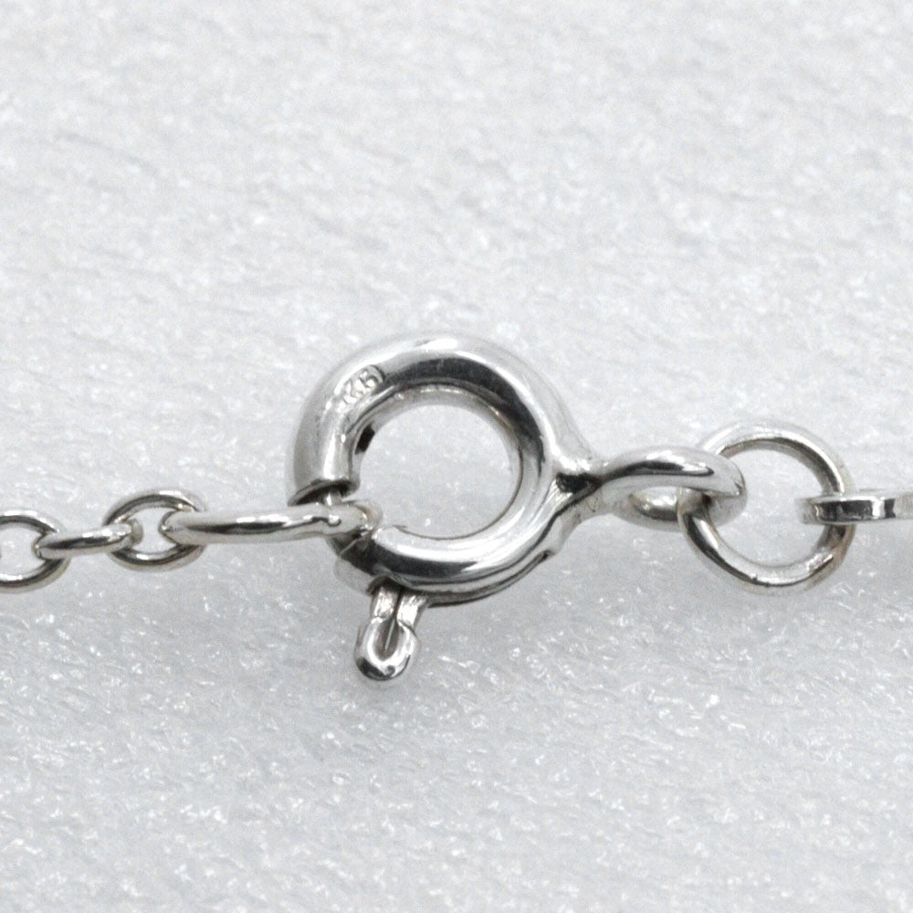 Tiffany & Co. Elsa Peretti Open Heart Pendant Necklace silver