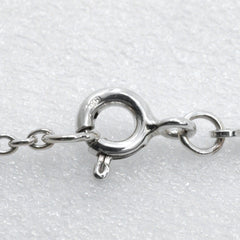 Tiffany & Co. Elsa Peretti Open Heart Pendant Necklace silver