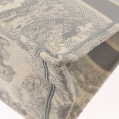 Christian Dior Book Tote Embroidered Canvas