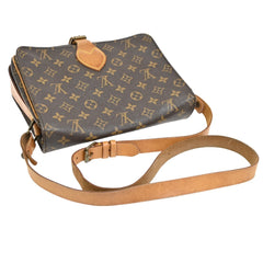 Louis Vuitton Cartouchiere Handbag Monogram Canvas