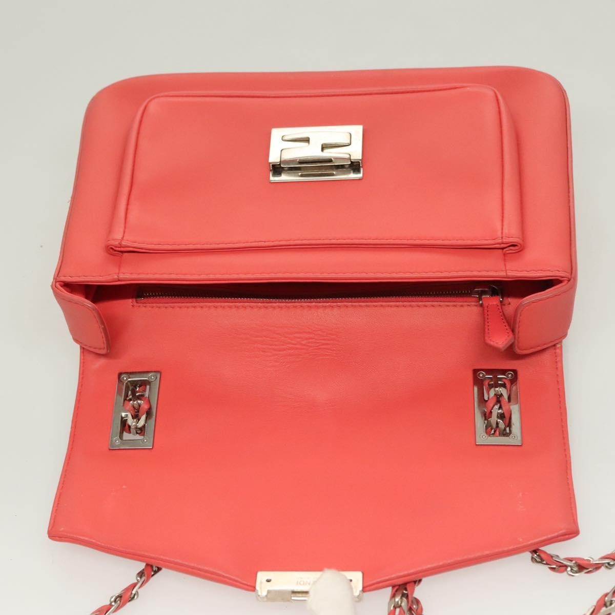 Fendi Be Baguette Flap Bag Leather
