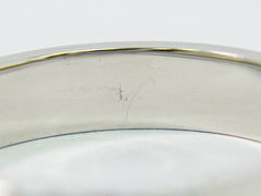 Cartier C de Cartier Happy Birthday Band Ring 18K White Gold