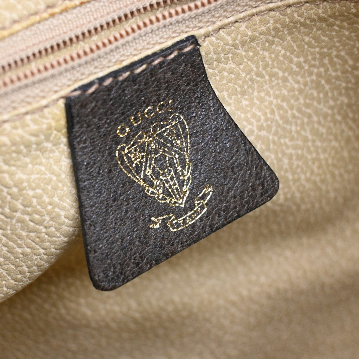 Gucci Vintage Web Boston Bag GG Coated Canvas