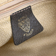 Gucci Vintage Web Boston Bag GG Coated Canvas