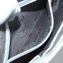 MCM Visetos Handbag Canvas and Leather