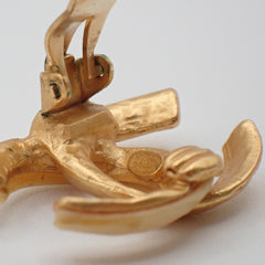 Chanel CC Clip-On Earrings Metal