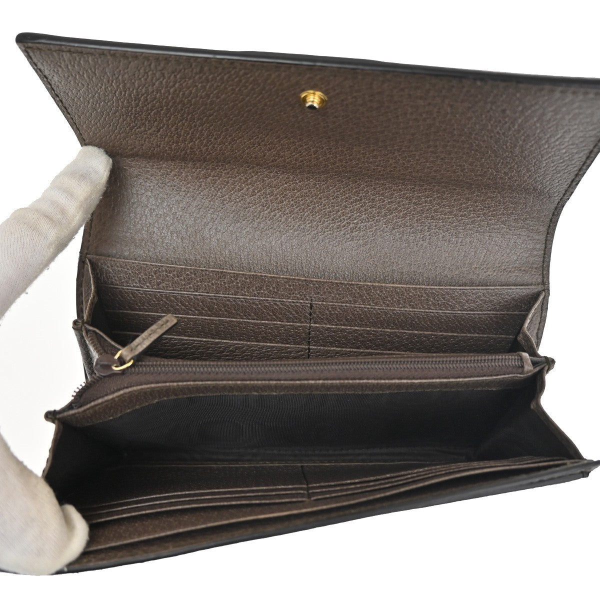 Gucci Ophidia Continental Wallet GG Coated Canvas