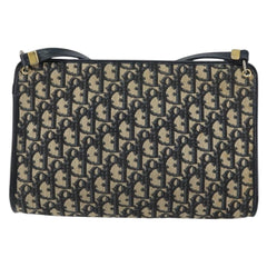 Christian Dior Vintage Trotter Shoulder Bag Canvas