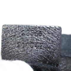 Gucci Vintage Double Belt Bag GG Canvas with Leather