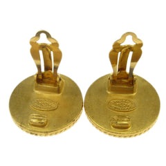 Chanel CC Round Earrings Metal