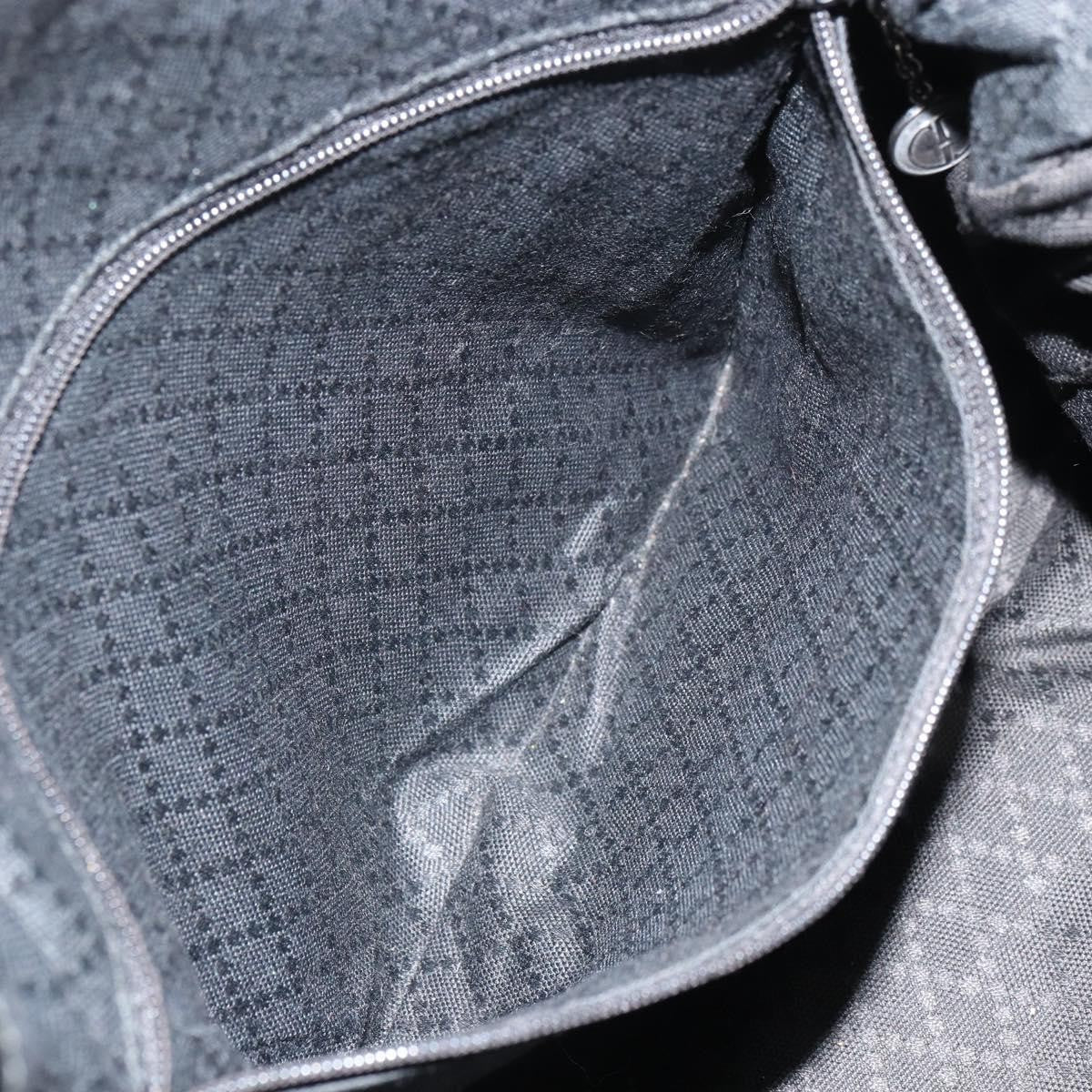 Gucci Vintage Bamboo Handle Open Hobo Nylon