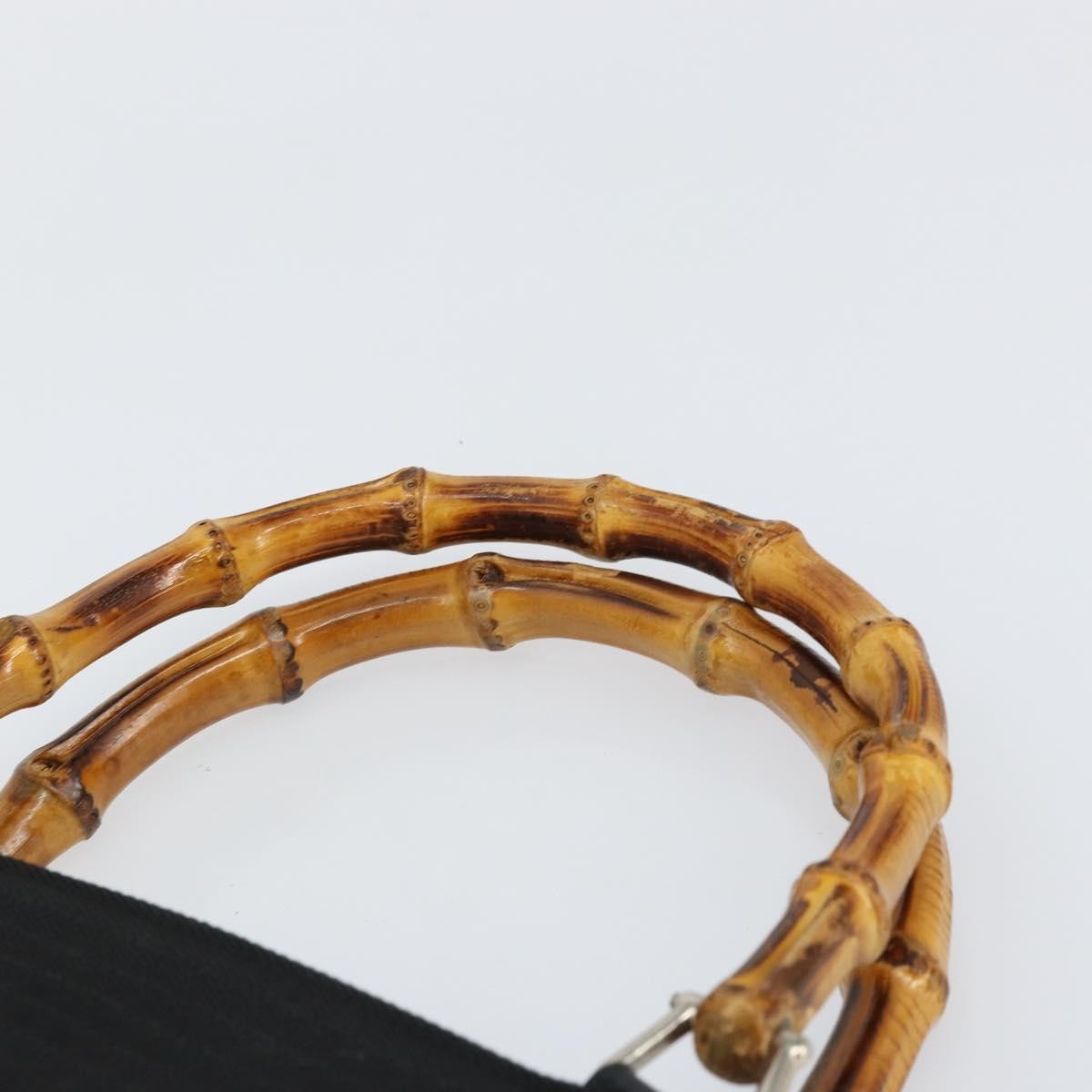 Gucci Vintage Bamboo Handle Bag Nylon