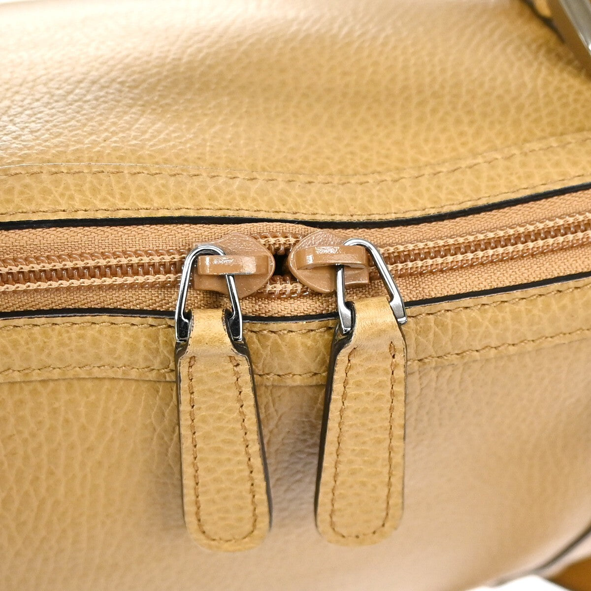 Gucci Britt Convertible Dome Satchel Leather