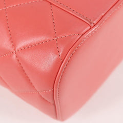 Chanel Classic Top Handle Vanity Case with Chain Quilted Lambskin