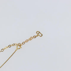 Christian Dior CD Pendant Necklace Gold-plated