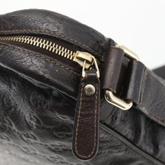 Gucci Front Zip Messenger Guccissima Leather