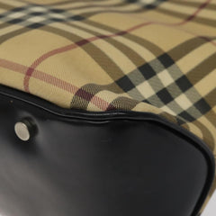 Burberry Nova Check Tote Canvas and Leather