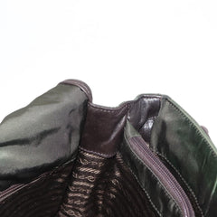 Prada Double Buckle Flap Messenger Bag Tessuto