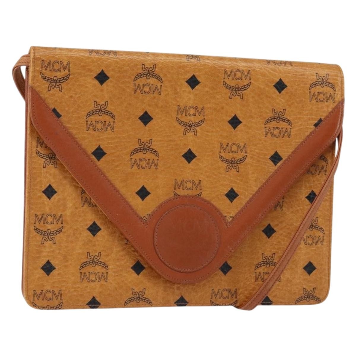 MCM Visetos Shoulder bag Canvas and Leather