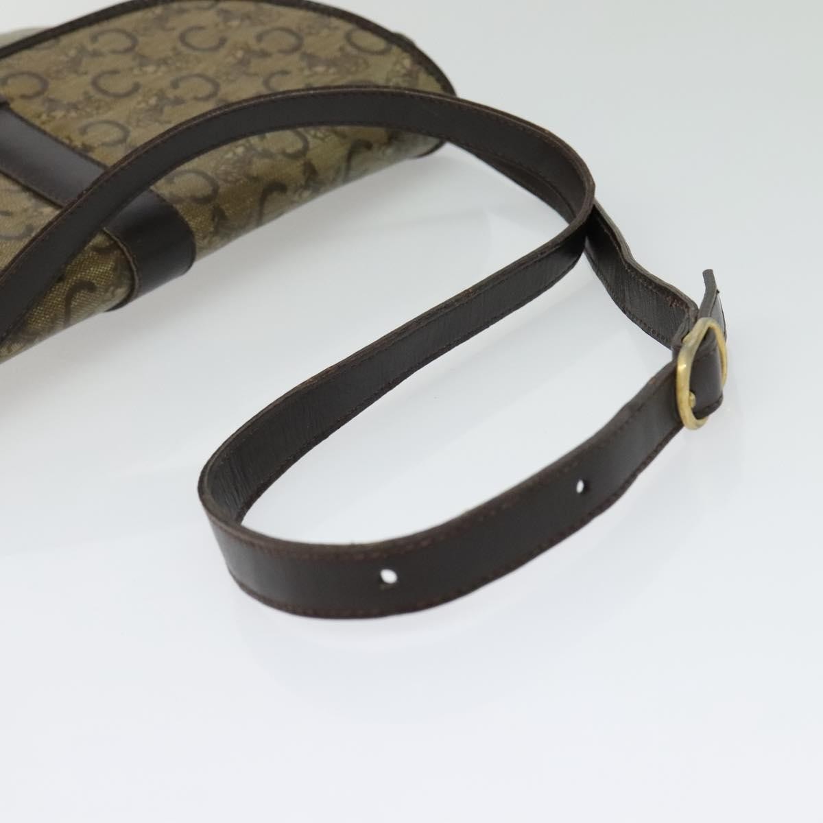 Celine C Sulky Shoulder bag Canvas and Leather