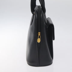 Celine Circle Logo Handbag Leather
