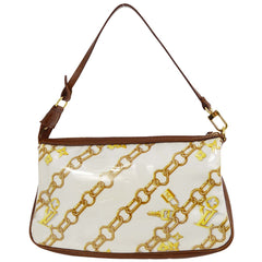 Louis Vuitton Charms Pochette PVC Over Printed Silk