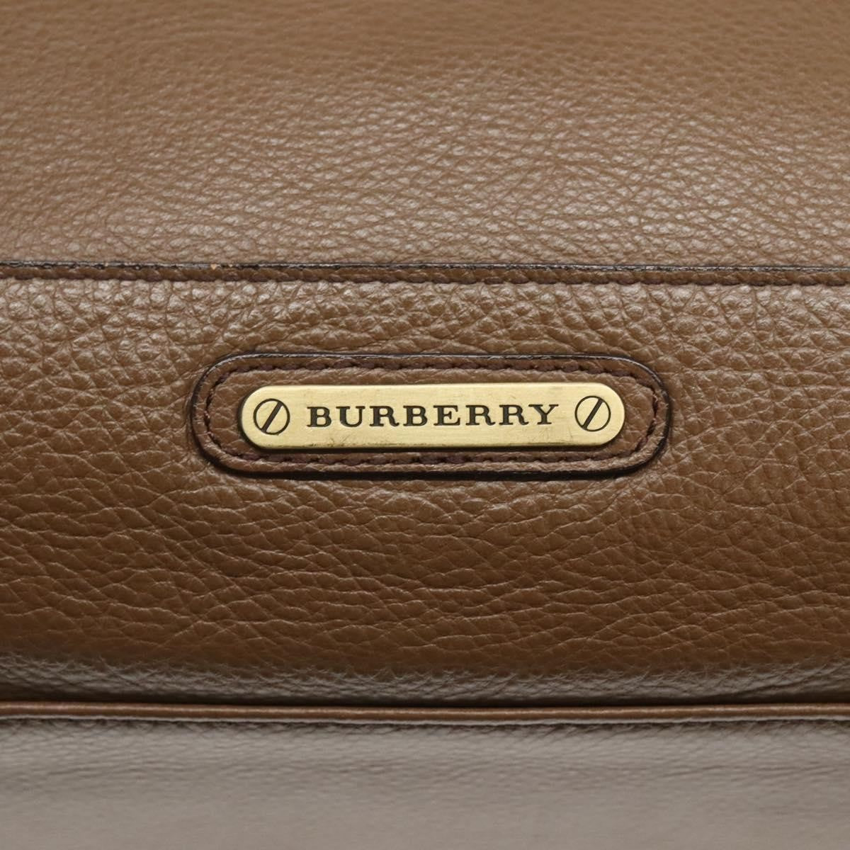 Burberry Nova Check Tote Leather