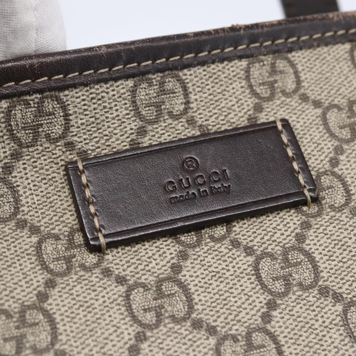 Gucci Plus Tote GG Coated Canvas with Leather