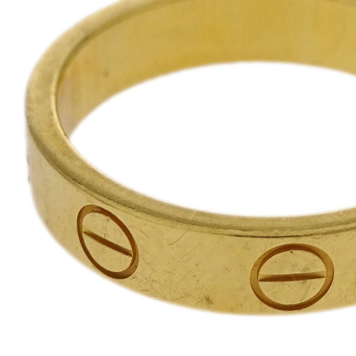 Cartier Love Wedding Band Ring 18K Rose Gold