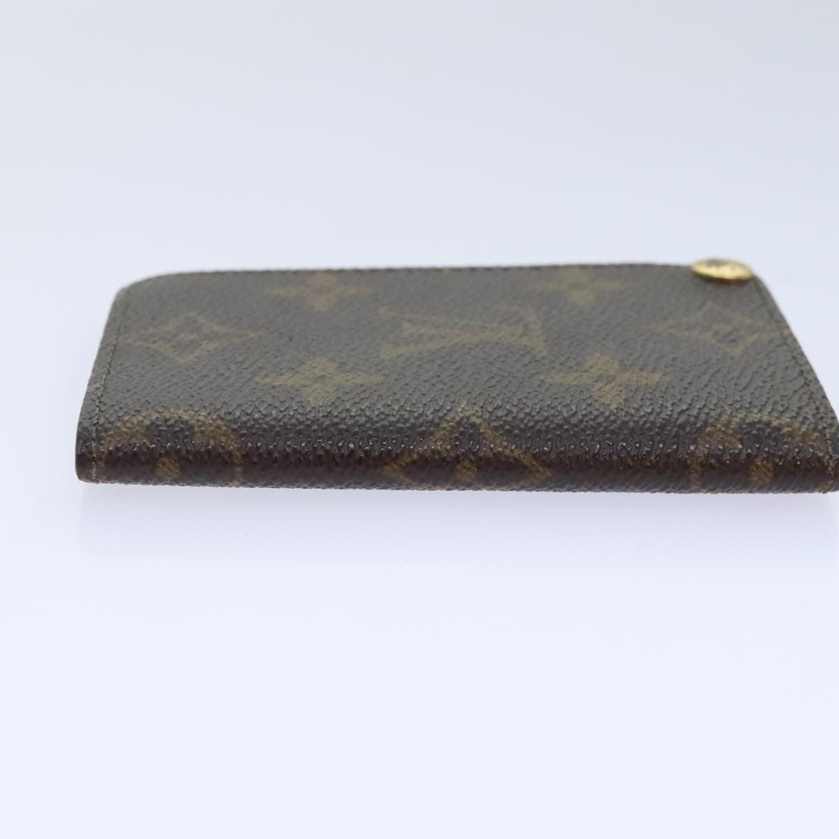 Louis Vuitton Porte Cartes Pression Card Case Monogram Canvas