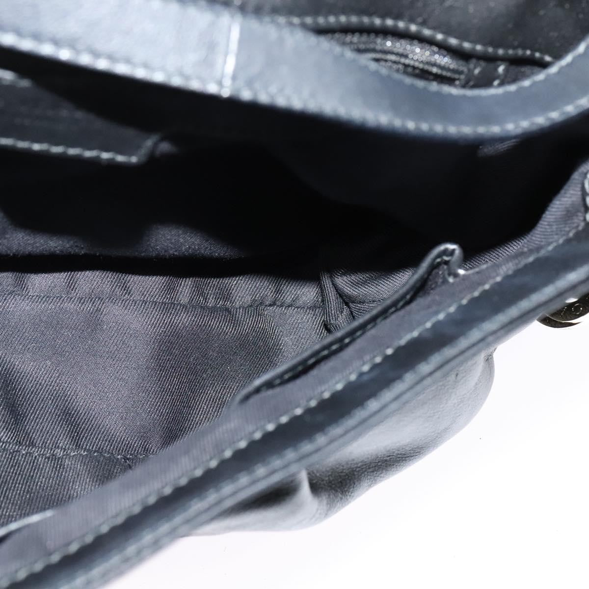 Bvlgari Chandra Flap Shoulder Bag Leather