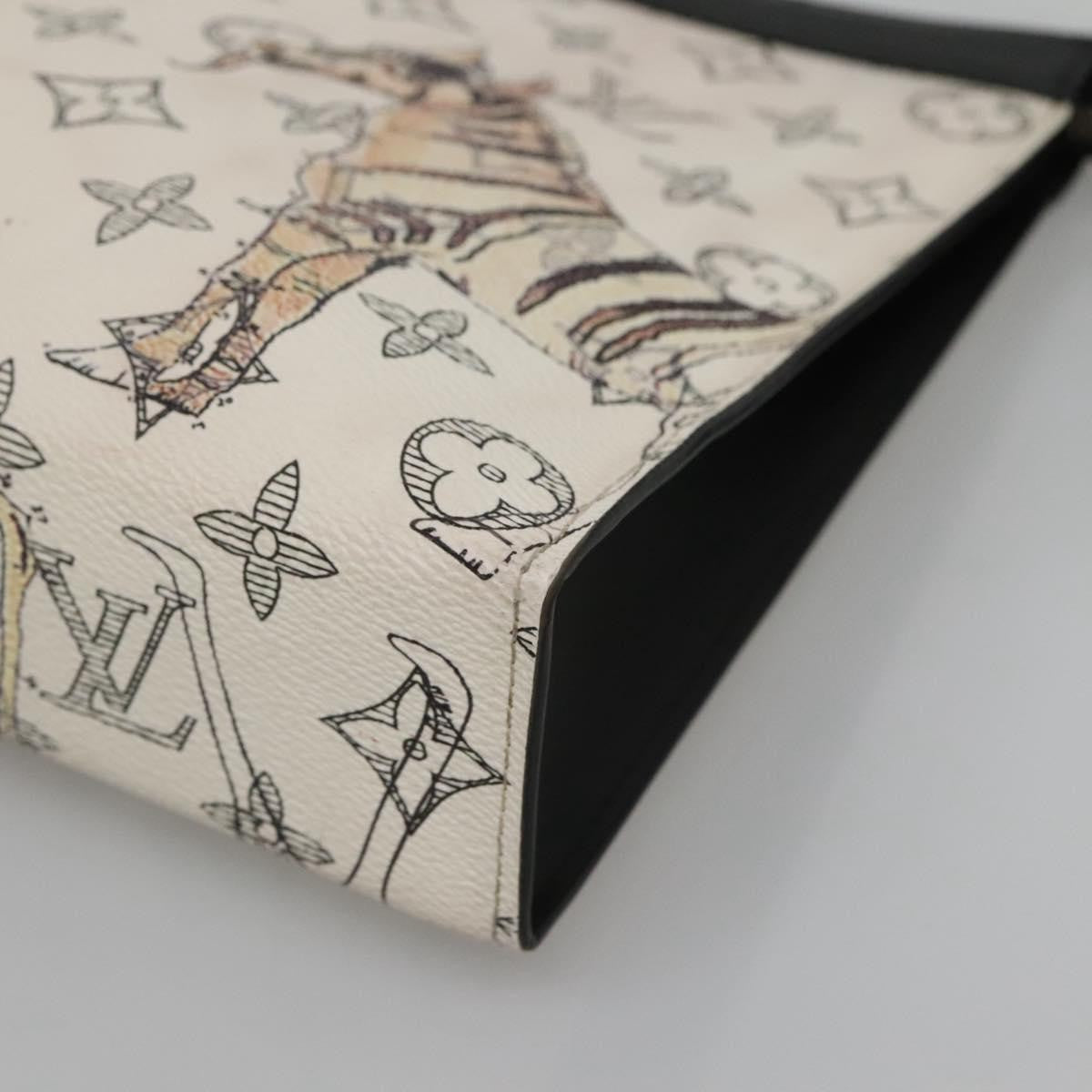 Louis Vuitton Pochette Voyage Limited Edition Chapman Savane Monogram Canvas