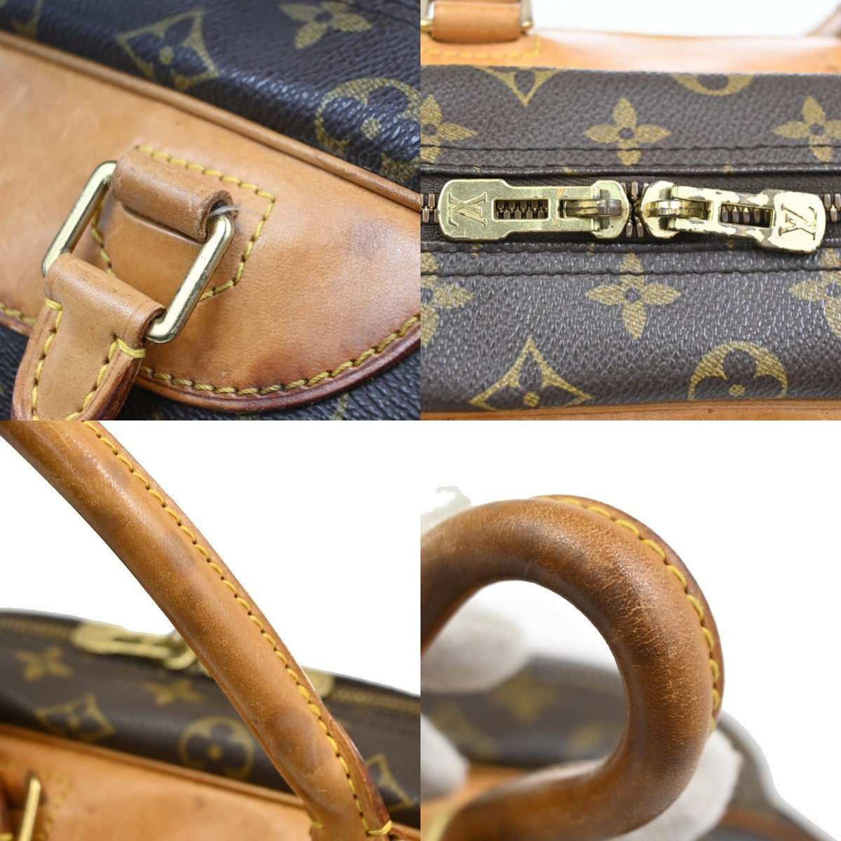 Louis Vuitton Deauville Handbag Monogram Canvas