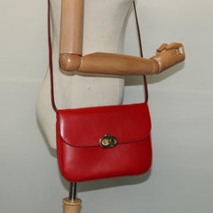 Celine Vintage Triomphe Shoulder Bag Leather