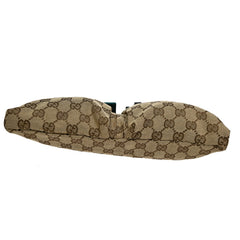 Gucci Vintage Double Belt Bag GG Canvas with Leather