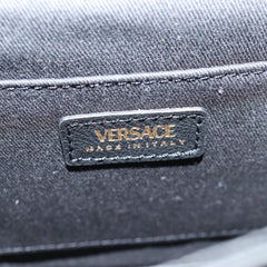 Versace Virtus Flap Messenger Bag Leather