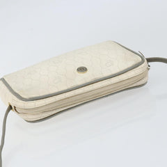 Christian Dior Vintage Honeycomb Shoulder Bag Canvas