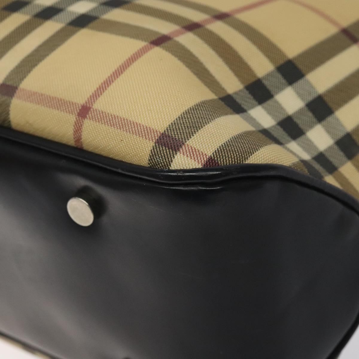 Burberry Nova Check Tote Canvas and Leather