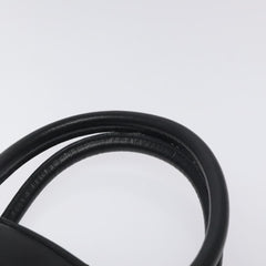 Celine Circle Logo Handbag Leather