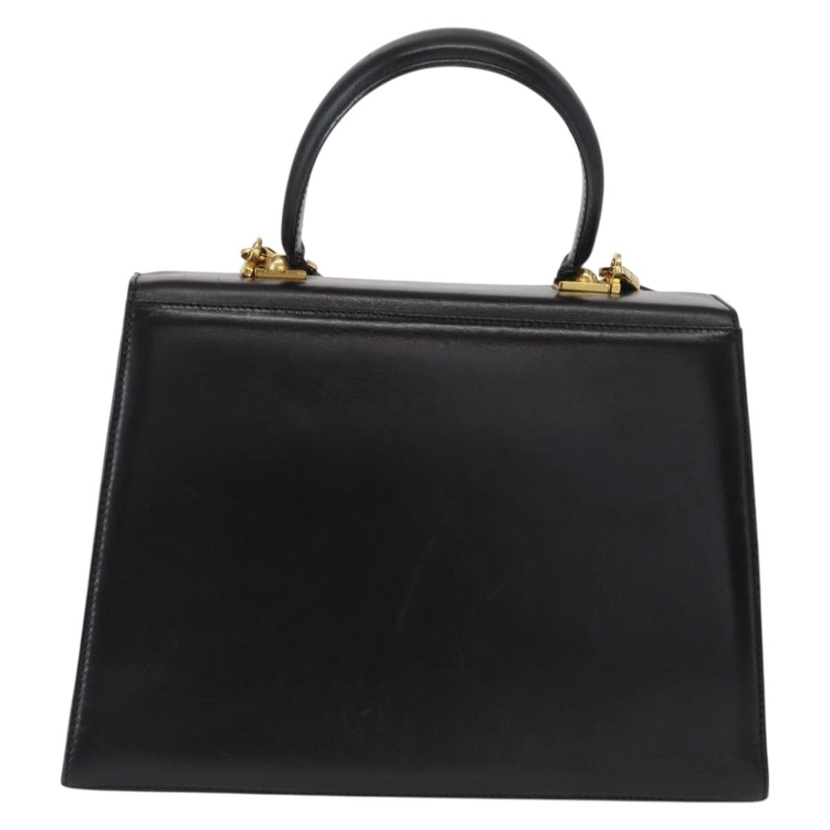 Salvatore Ferragamo Convertible Top Handle Bag Leather