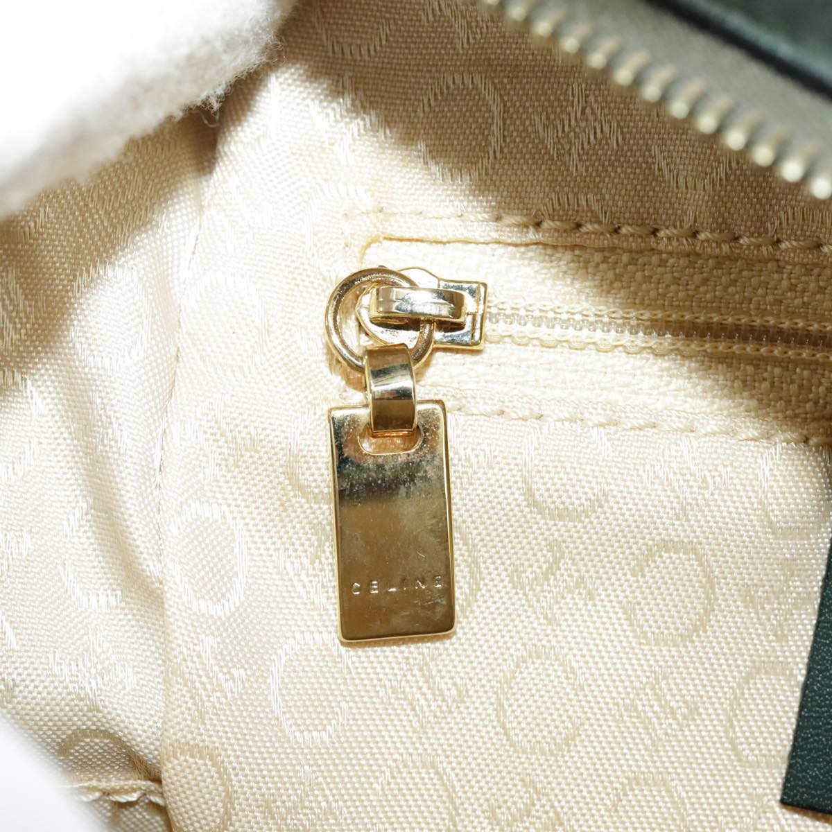 Celine C Macadam Handbag Canvas