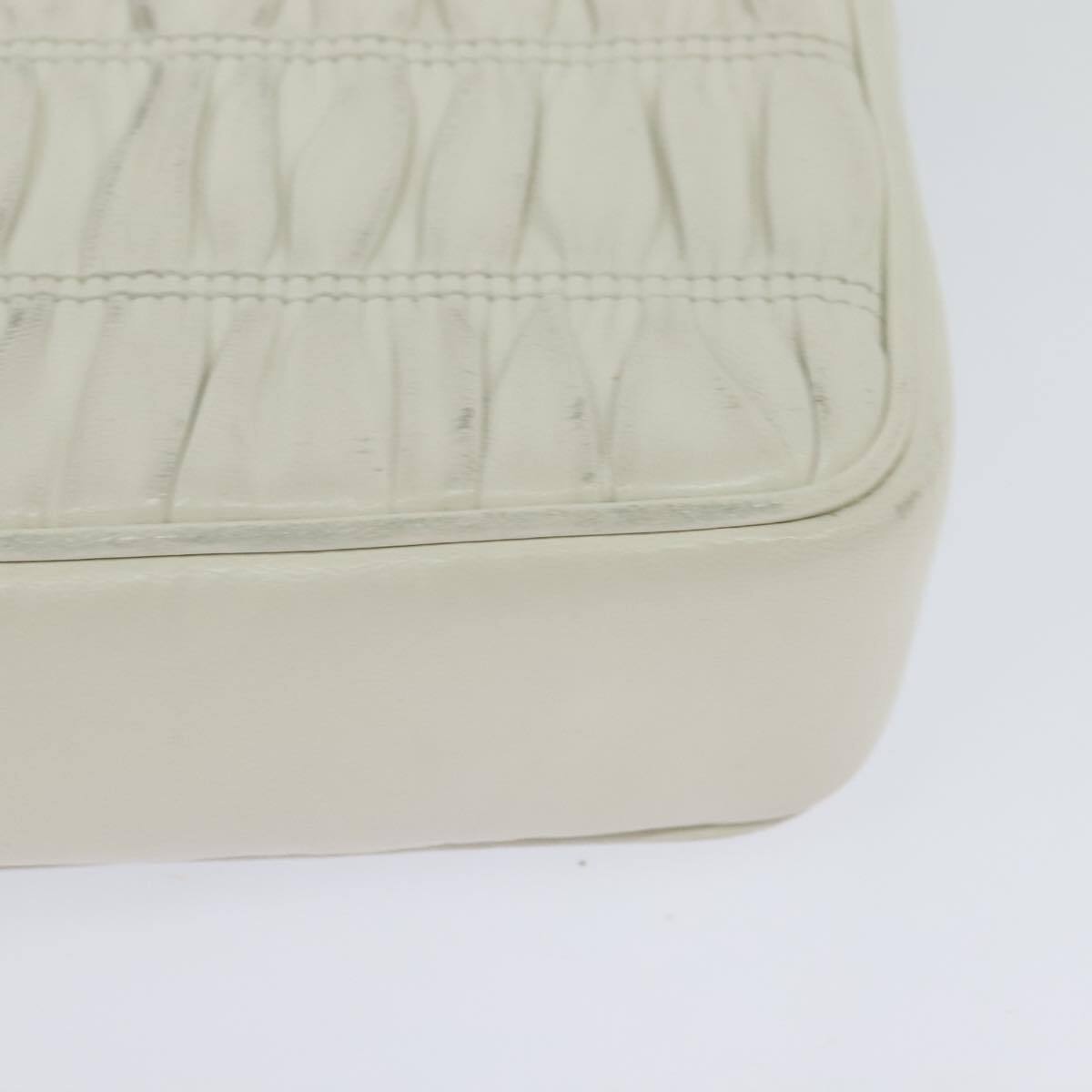 Prada Chain Flap Shoulder Bag Nappa Gaufre