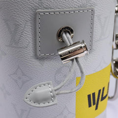 Louis Vuitton Chalk Nano Bag Limited Edition Logo Story Monogram Canvas