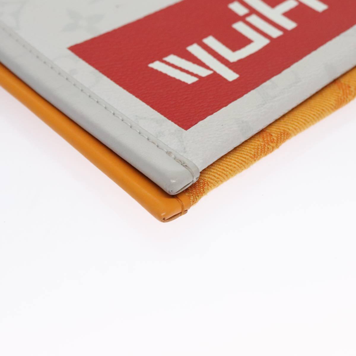 Louis Vuitton Double Flat Messenger Bag Limited Edition Logo Story Monogram Canvas and Denim