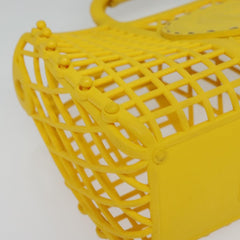Fendi FF Logo Stamp Basket Tote PVC