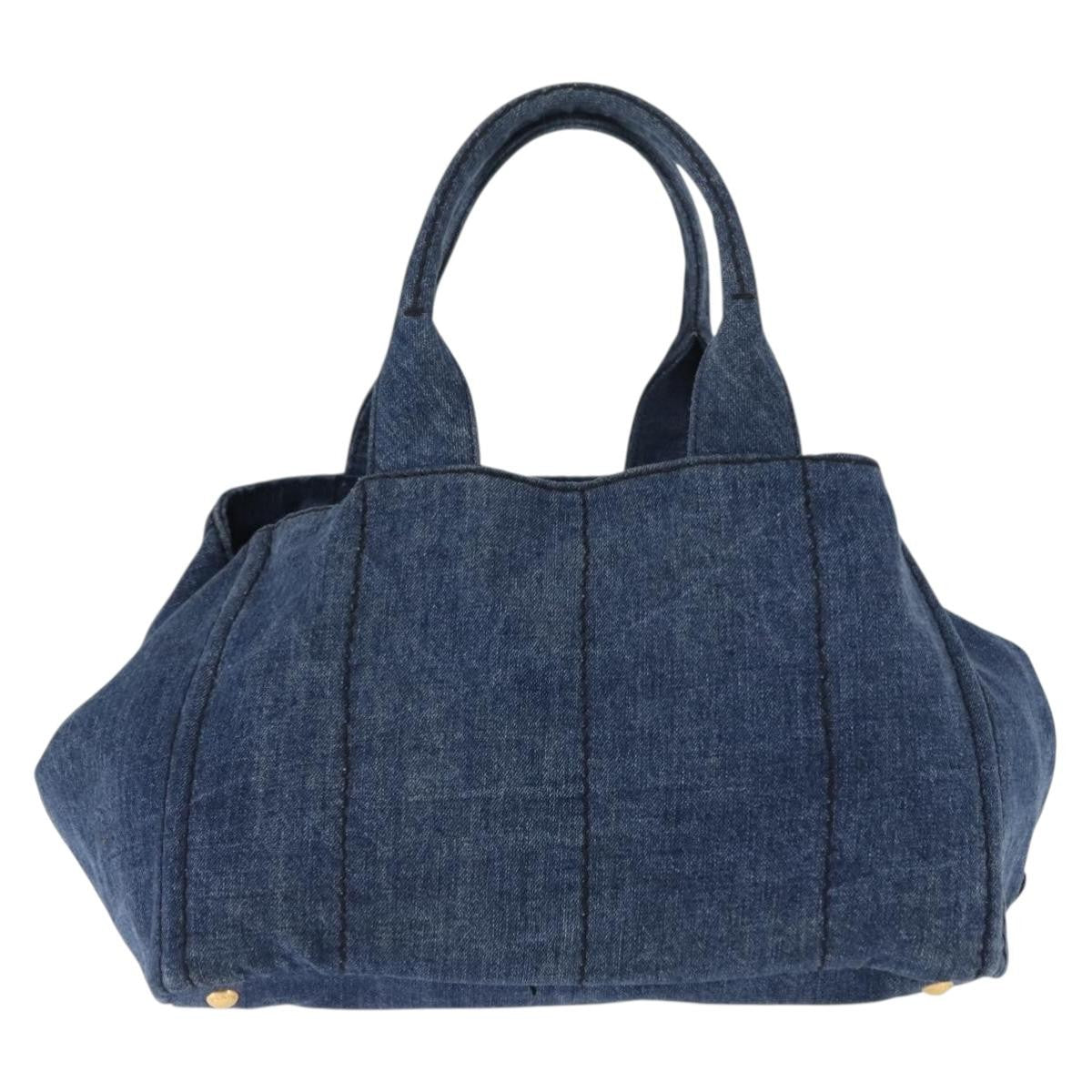 Prada Canapa Convertible Tote Denim