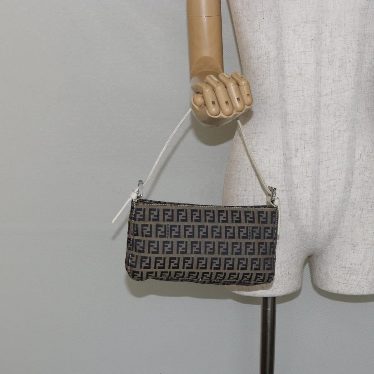 Fendi Pochette Shoulder Bag Zucchino Canvas