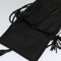 Prada Fringe Flap Crossbody Bag Leather