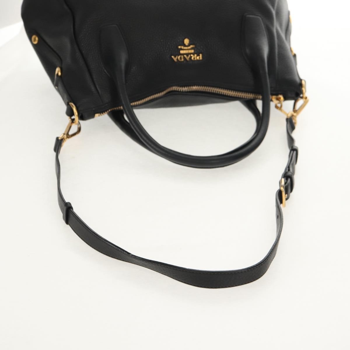 Prada Top Zip Convertible Tote Vitello Daino