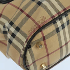 Burberry Newfield Tote Haymarket Coated Canvas